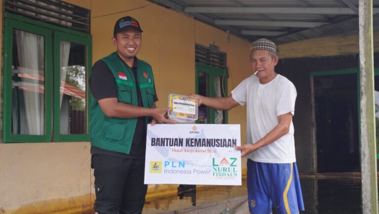 SPIN Salurkan Bantuan Banjir ke Mandastana, Barito Kuala